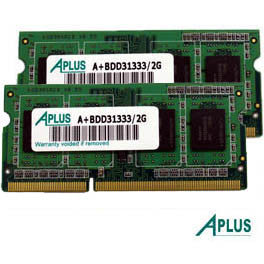 4GB kit (2x2GB) DDR3 1333 SODIMM for Apple iMac (Mid 2010,2011, Late 2011), Mac Mini (Mid 2011), MacBook Pro (2011)